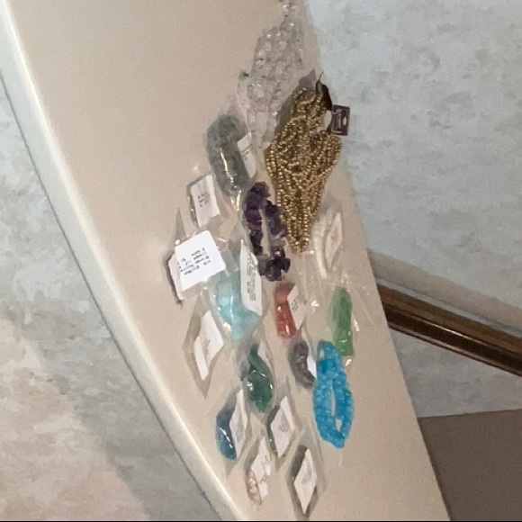 Jewelry Making Beads and Findings Mixed Lot Lava Stone Amazonite Carnelian - Picture 2 of 16